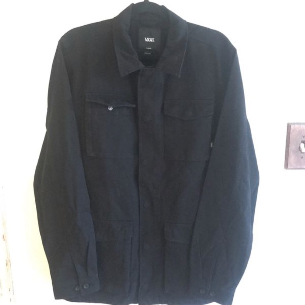 Black Thrasher x Vans jacket